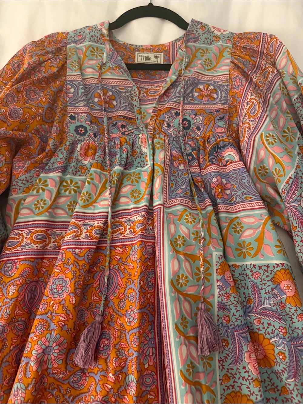 Mille Daisy Dress in Paisley Print - Picture 2 of 6